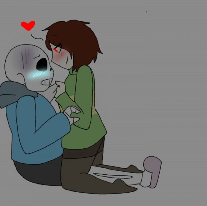 Undertale Sans x Chara Чанс