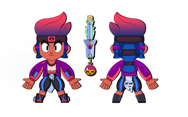 Brawl Stars Bibi Гладиатор