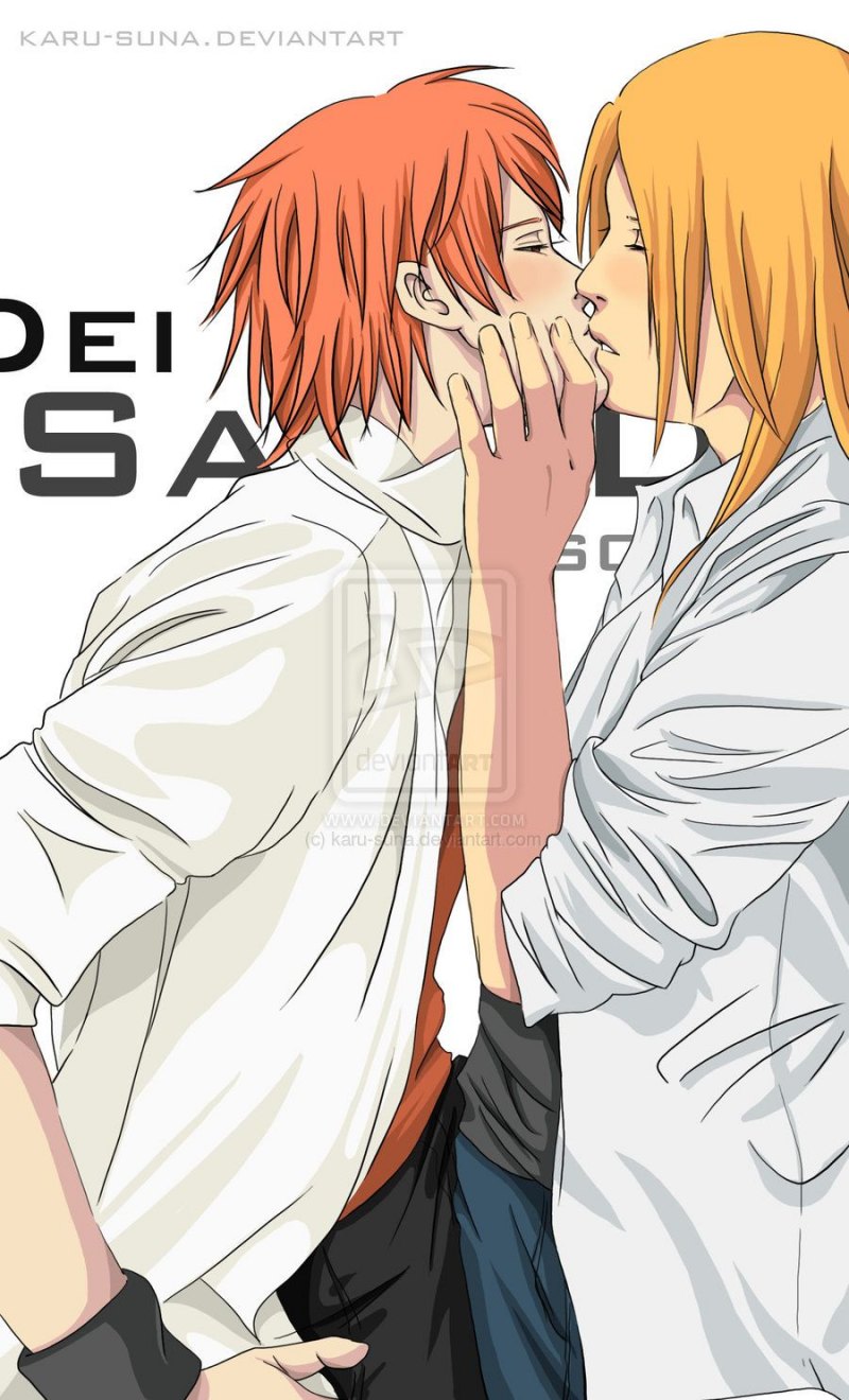 Дейдара и Гаара любовь