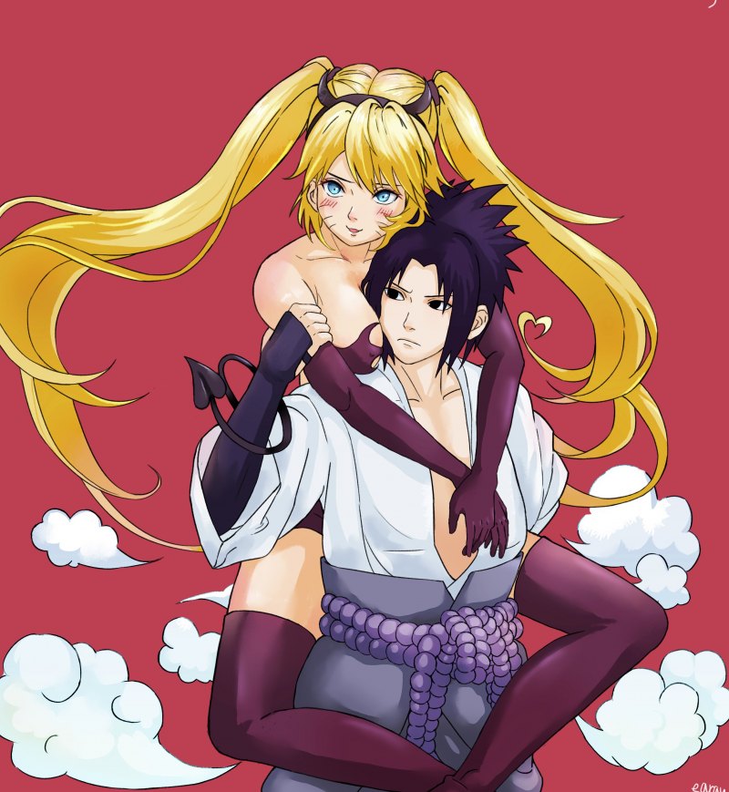 Наруко тян и Саске