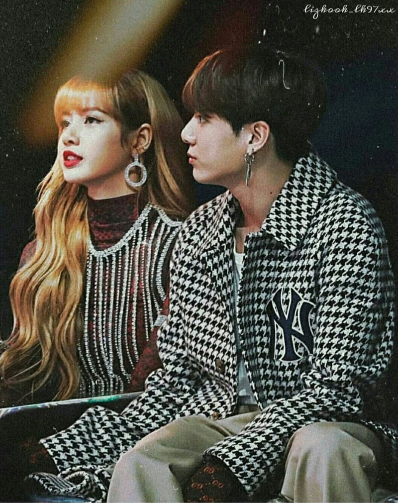 Тёхён и Дженни арт