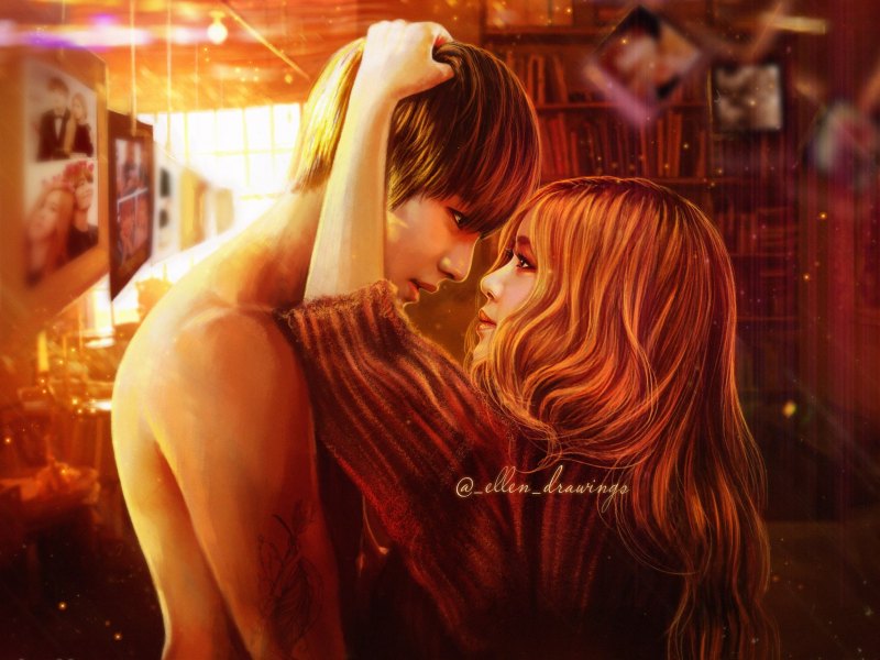 Блэкпинк и БТС арт