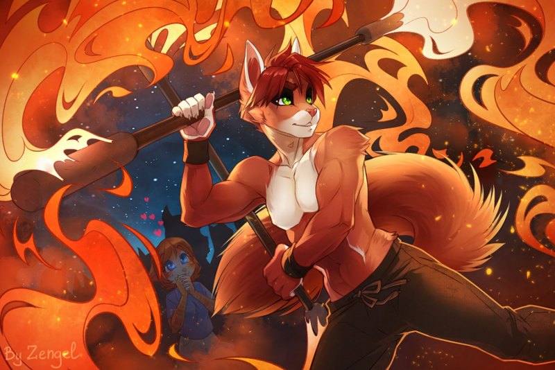 Zengel фурри Искра