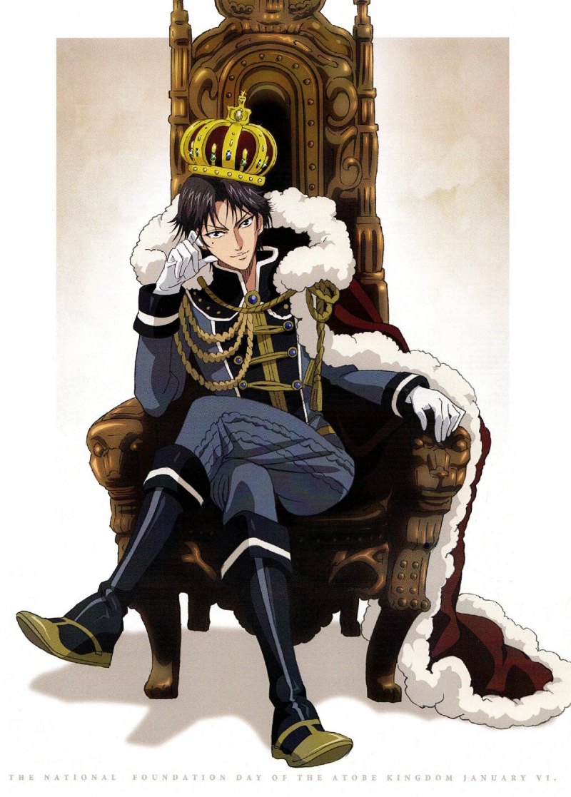 Король сидит на троне аниме