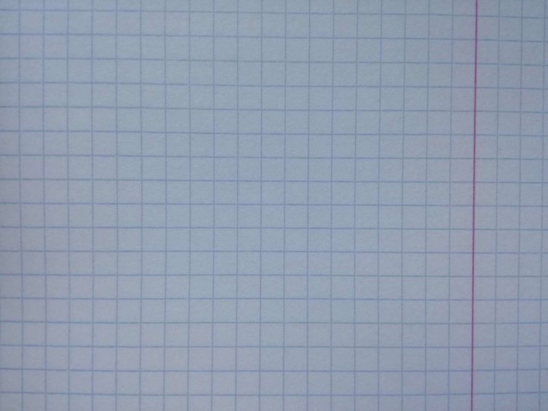 Лист в клеточку с полями