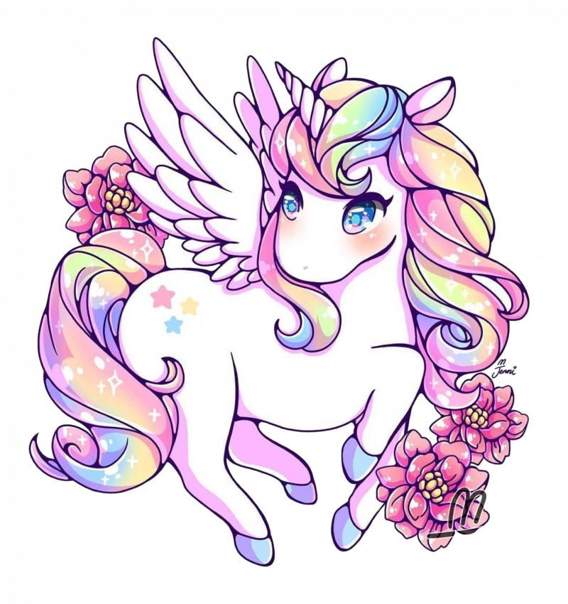 Единорог рисунок