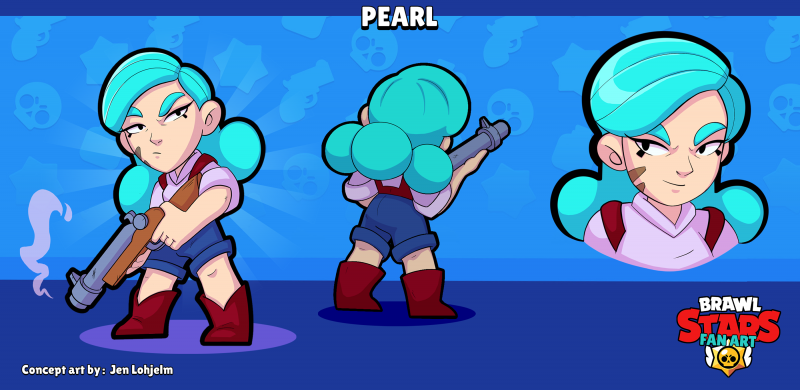 Концепты персонажей Brawl Stars