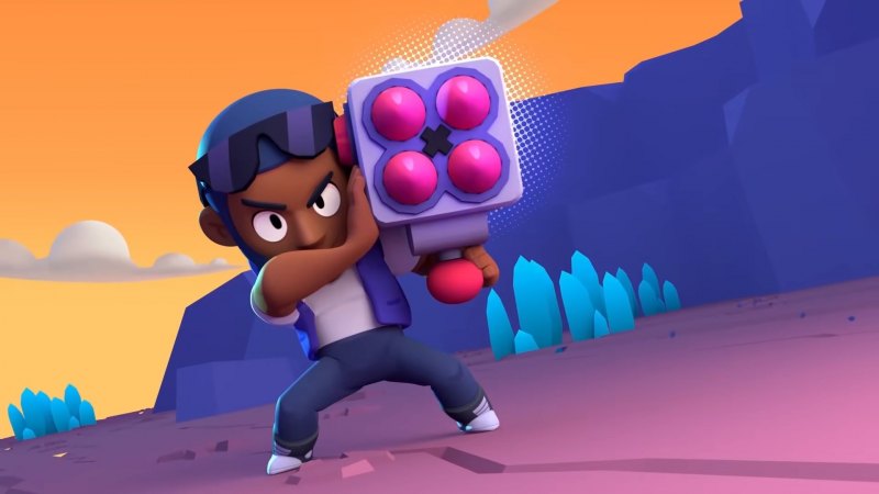Брок арт Brawl Stars