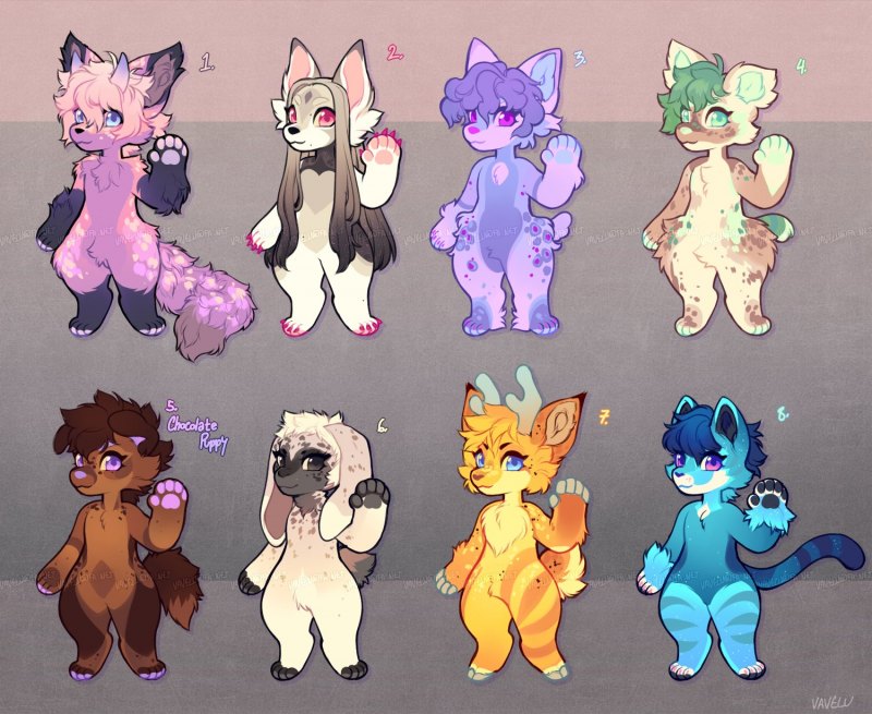 Адопты ОС фурри