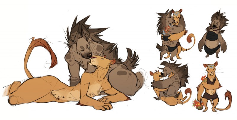 Король Лев гиены референс