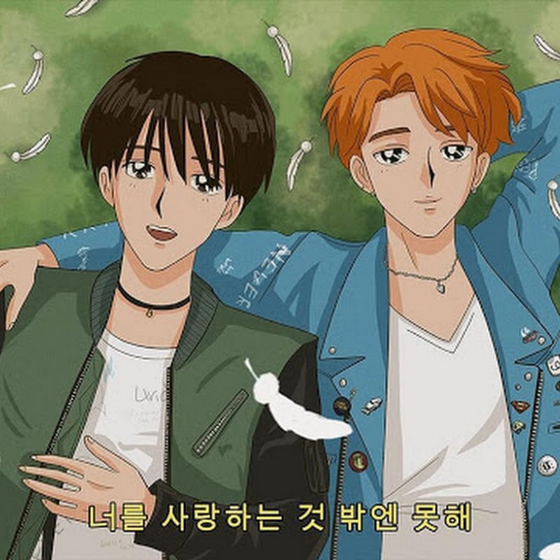 БТС В стиле аниме 90-х