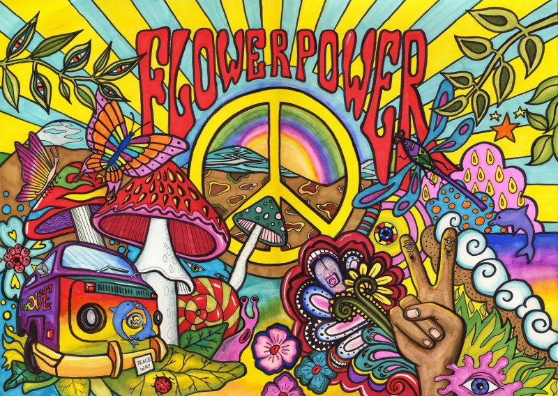 Flower Power хиппи