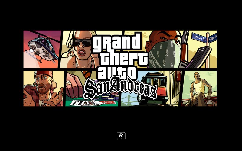 Антология Grand Theft auto San Andreas диск