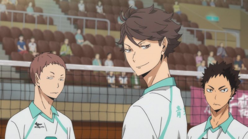 Аниме волейбол Ойкава