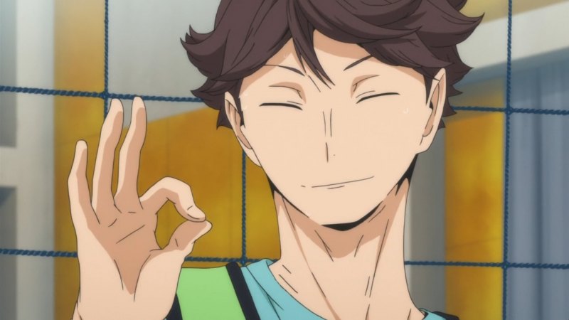 Ойкава Тоору аниме