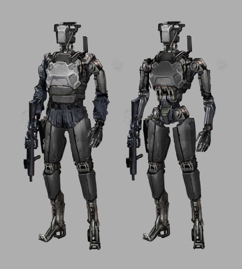 Боевые дроиды Sci Fi