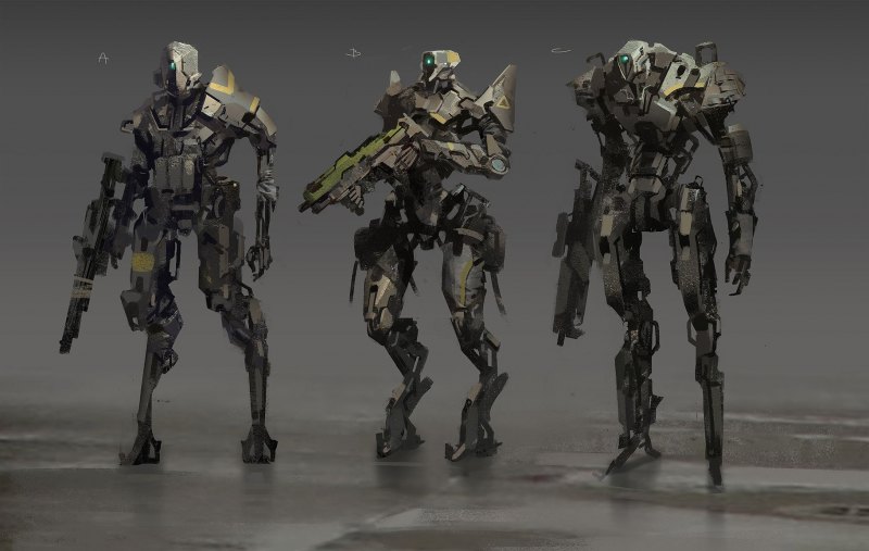 Боевой дроид Sci Fi