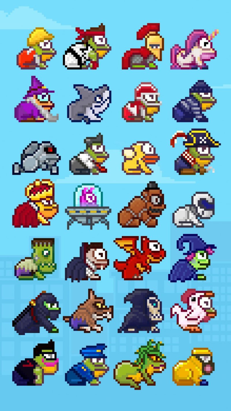 Пиксельные лягушки