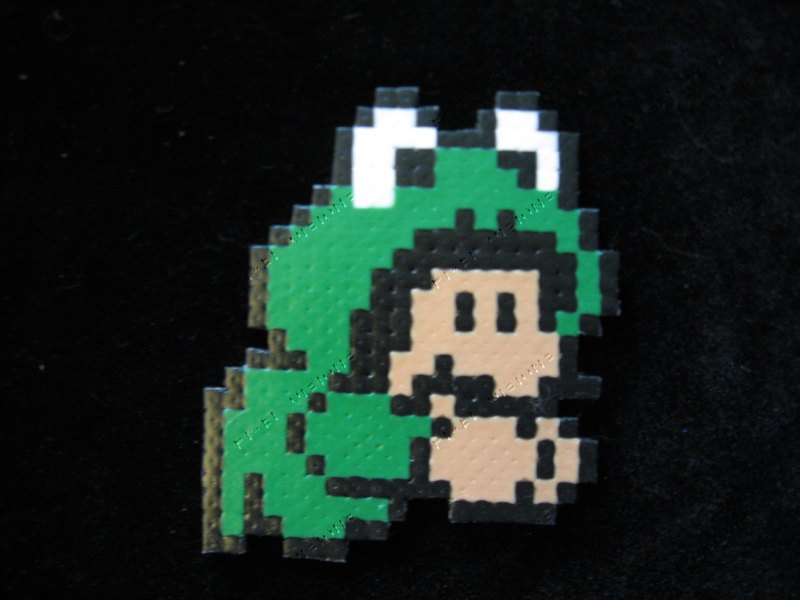 Пиксельная лягушка 10 на 10