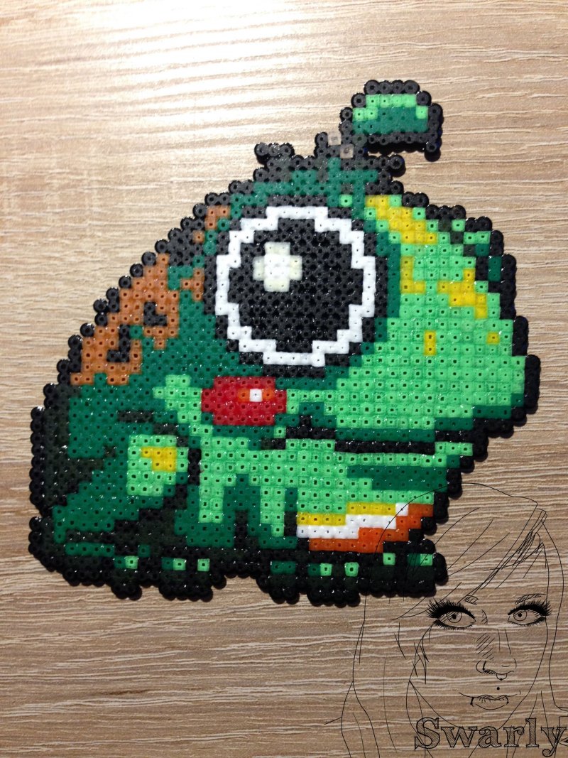 Frog Perler Beads