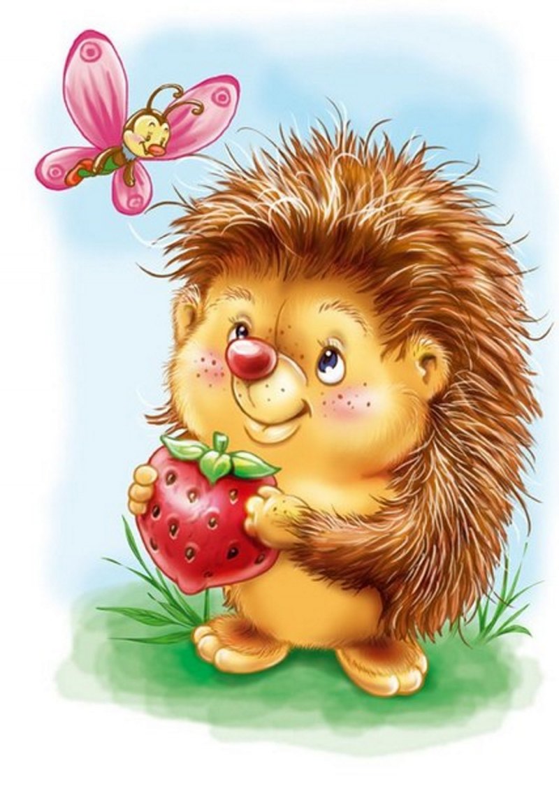 Ежики мультяшные