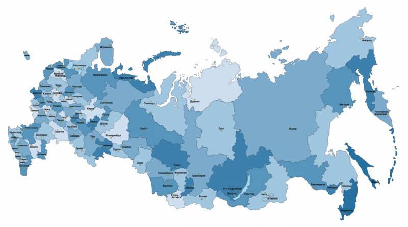 Карта России