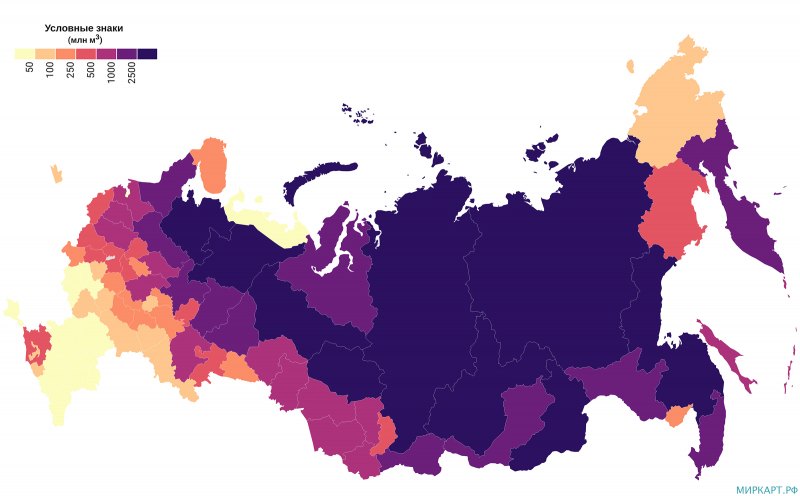 Карта России вектор