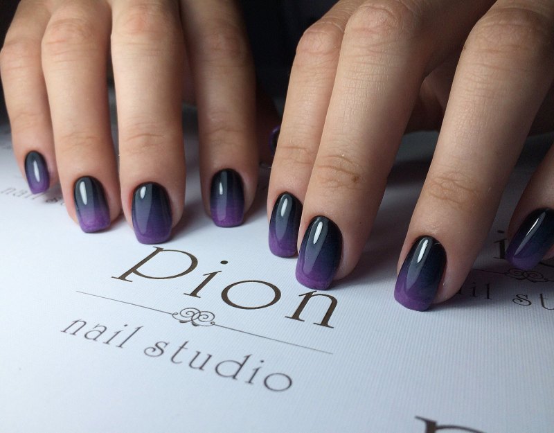 Маникюр омбре