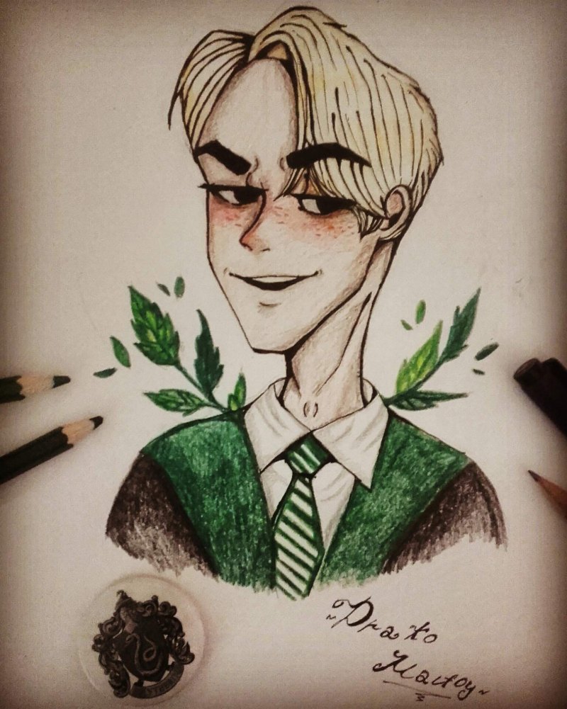 Драко Малфой мультяшный