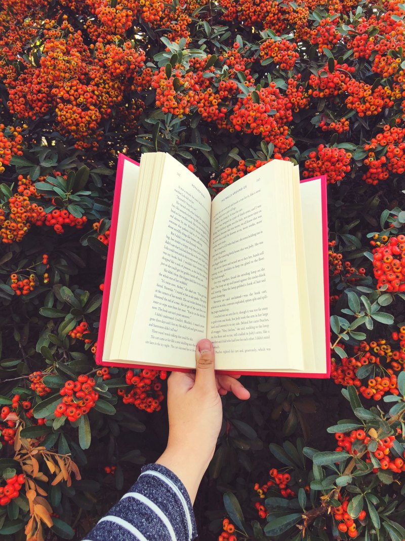 Эстетика книг с цветами