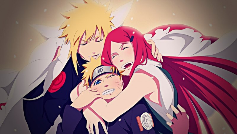 Минато и Кушина любовь