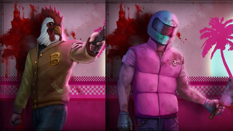 Hotline miami джекет без маски арт