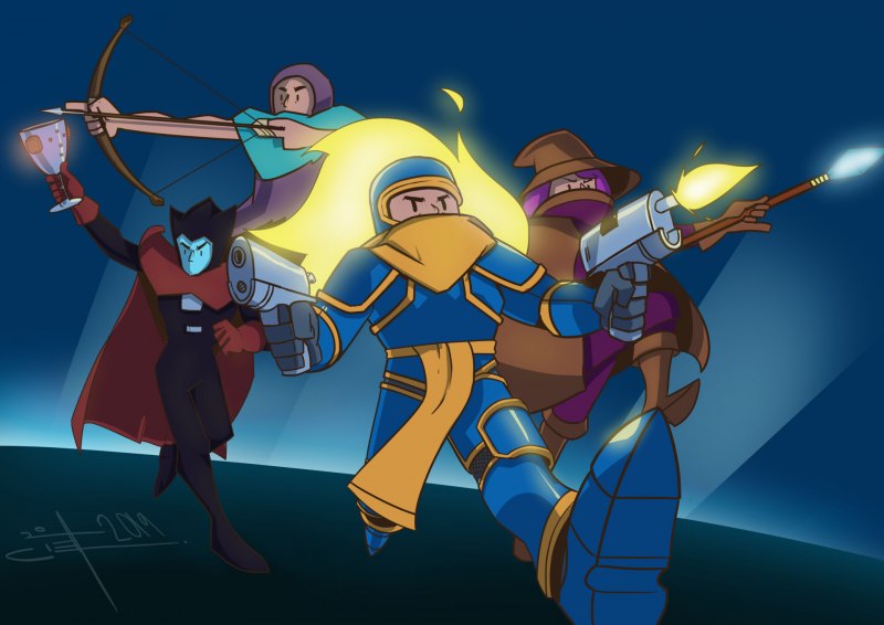 Соул кнайт разбойник арт