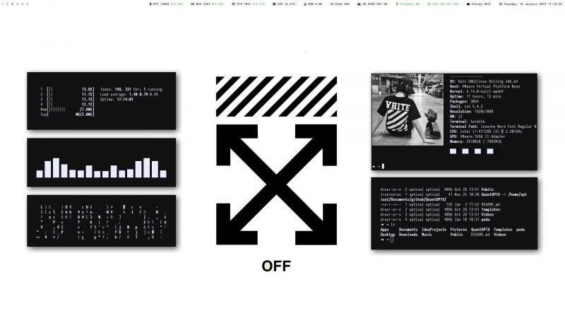 Off White заставка на телефон