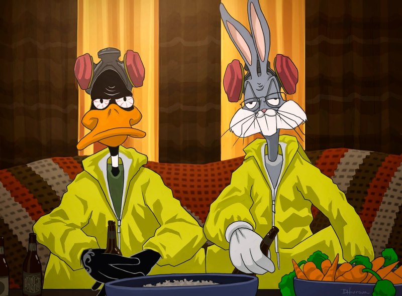 Даффи дак обкуренный