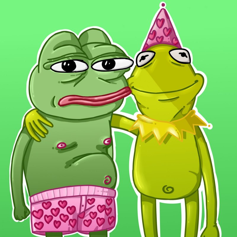 Жабка Пепе арт