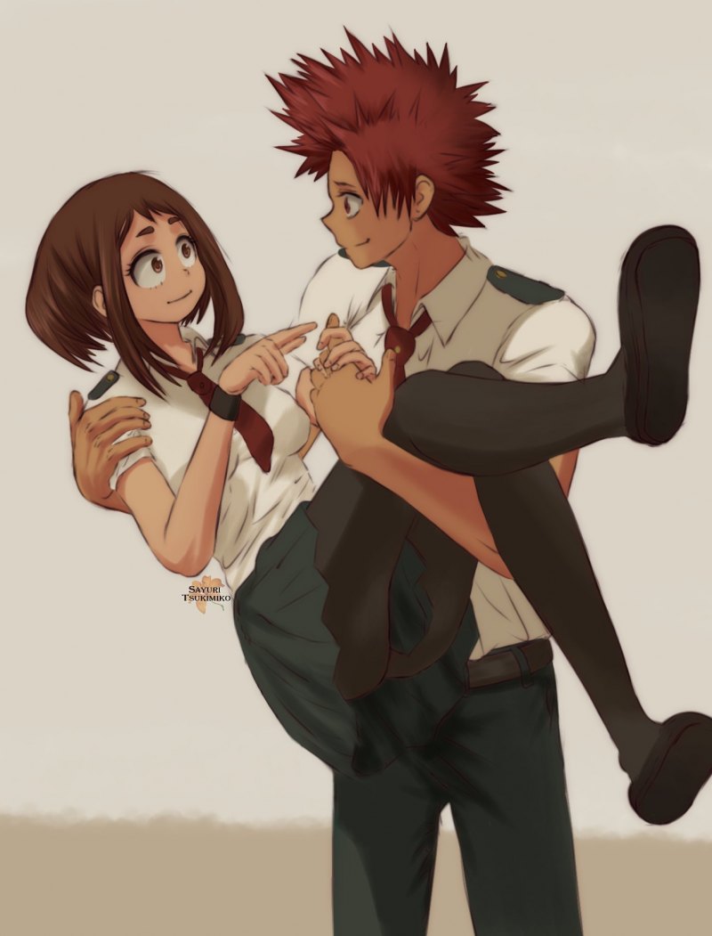 Киришима Кацуки Очако Урарака