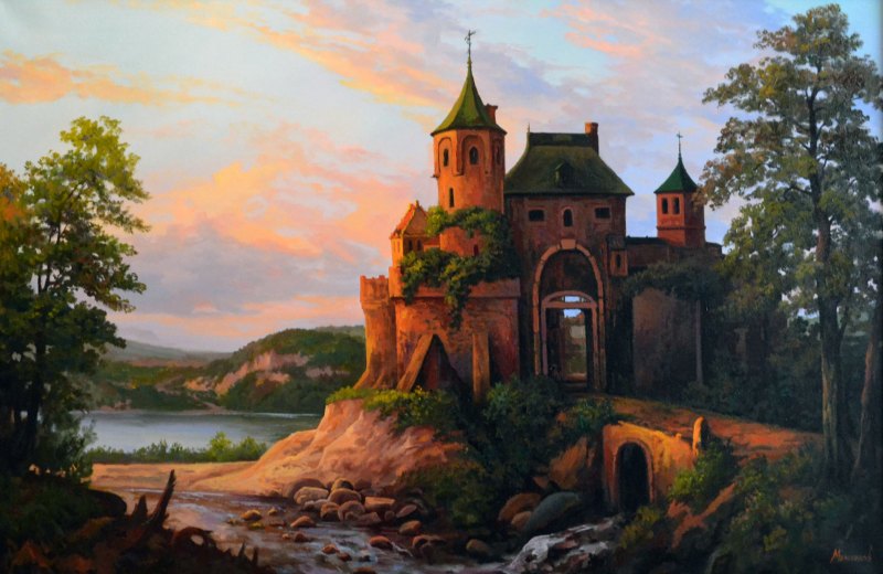 Старинные замки в живописи