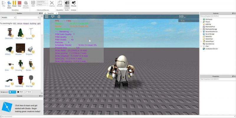 Как добавить картинку в roblox studio