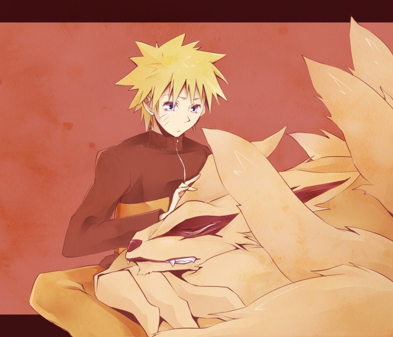 Девятихвостый Лис и Саск