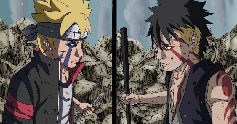 Боруто Сарада Мицуки и Каваки