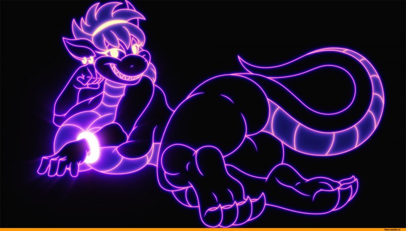 Неоновый дракон