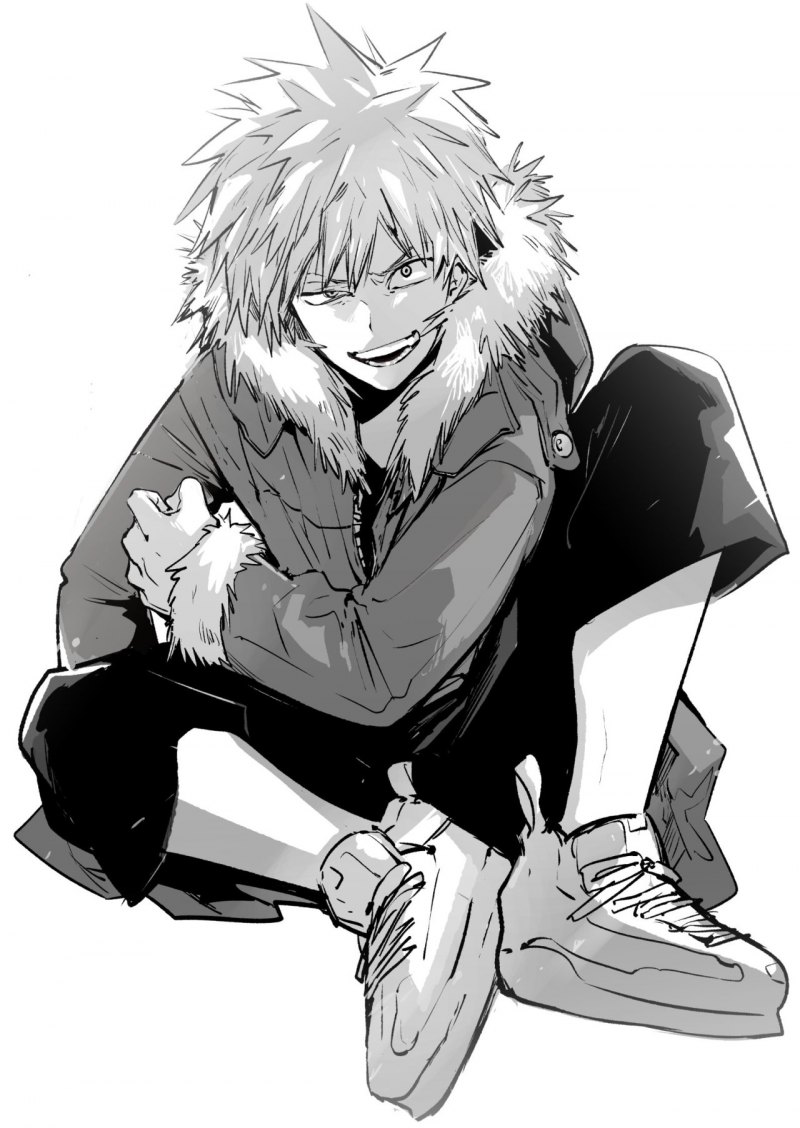 Спящий Бакуго Кацуки