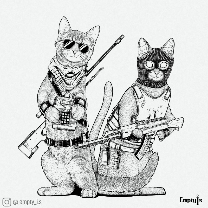 Кошка террорист