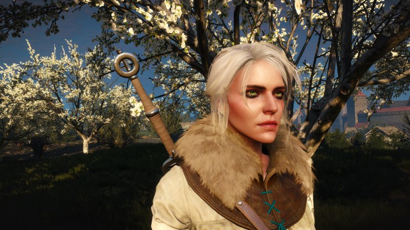 Цири без макияжа