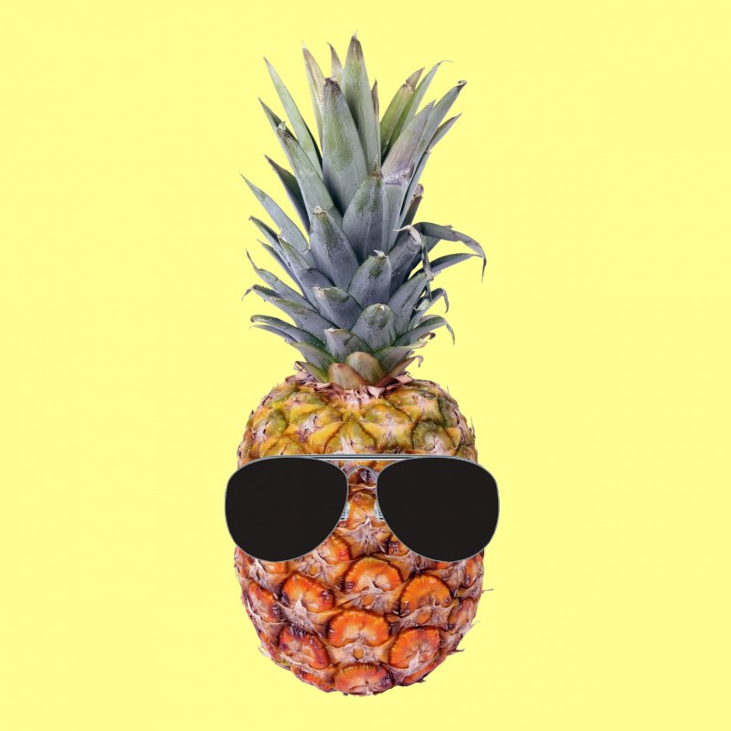 Крутой ананас в очках