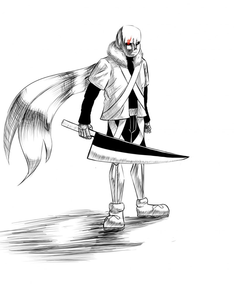 Cross Sans в полный рост