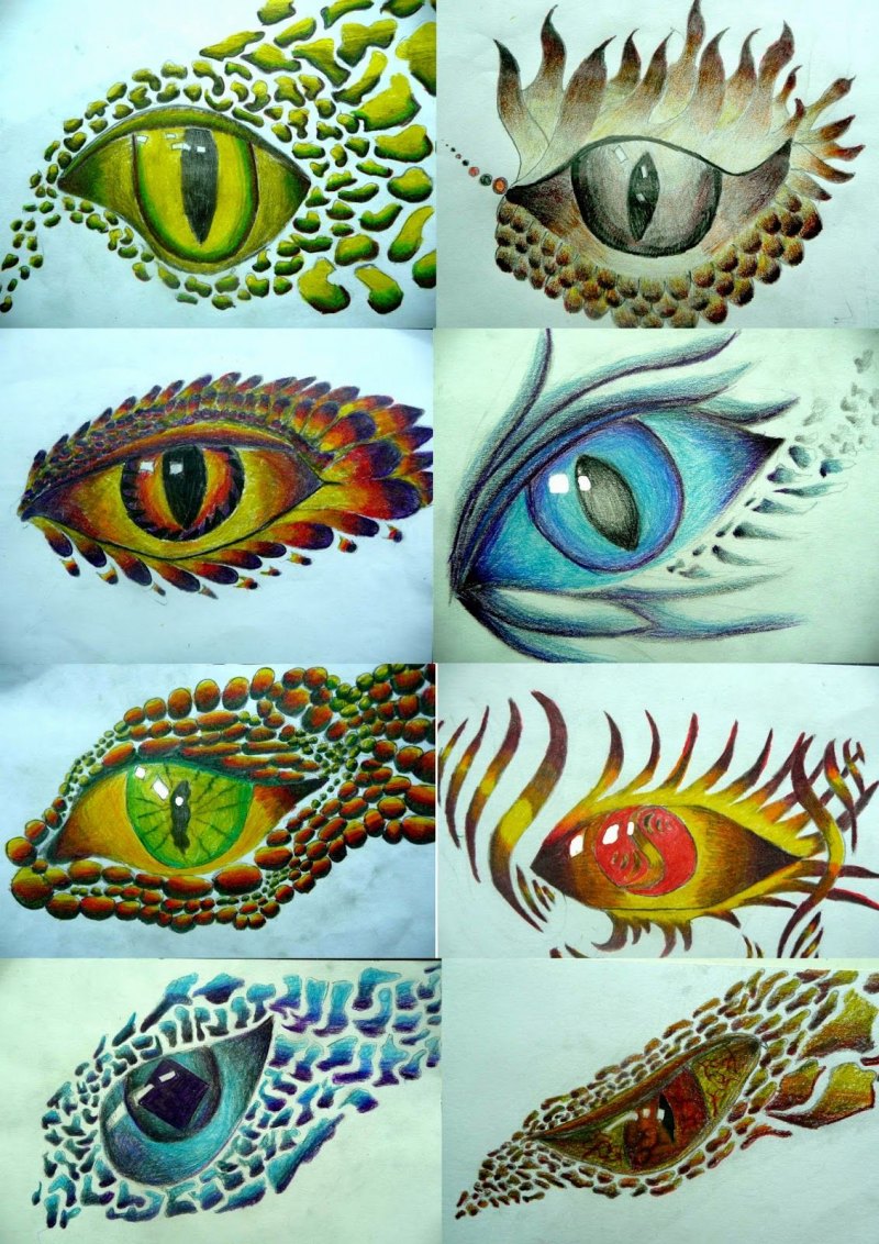 Красивые глаза для дракона