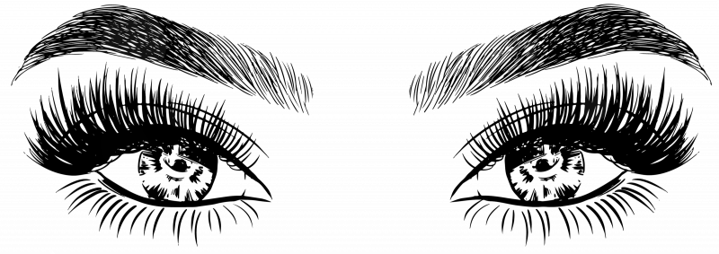 Ресницы силуэт