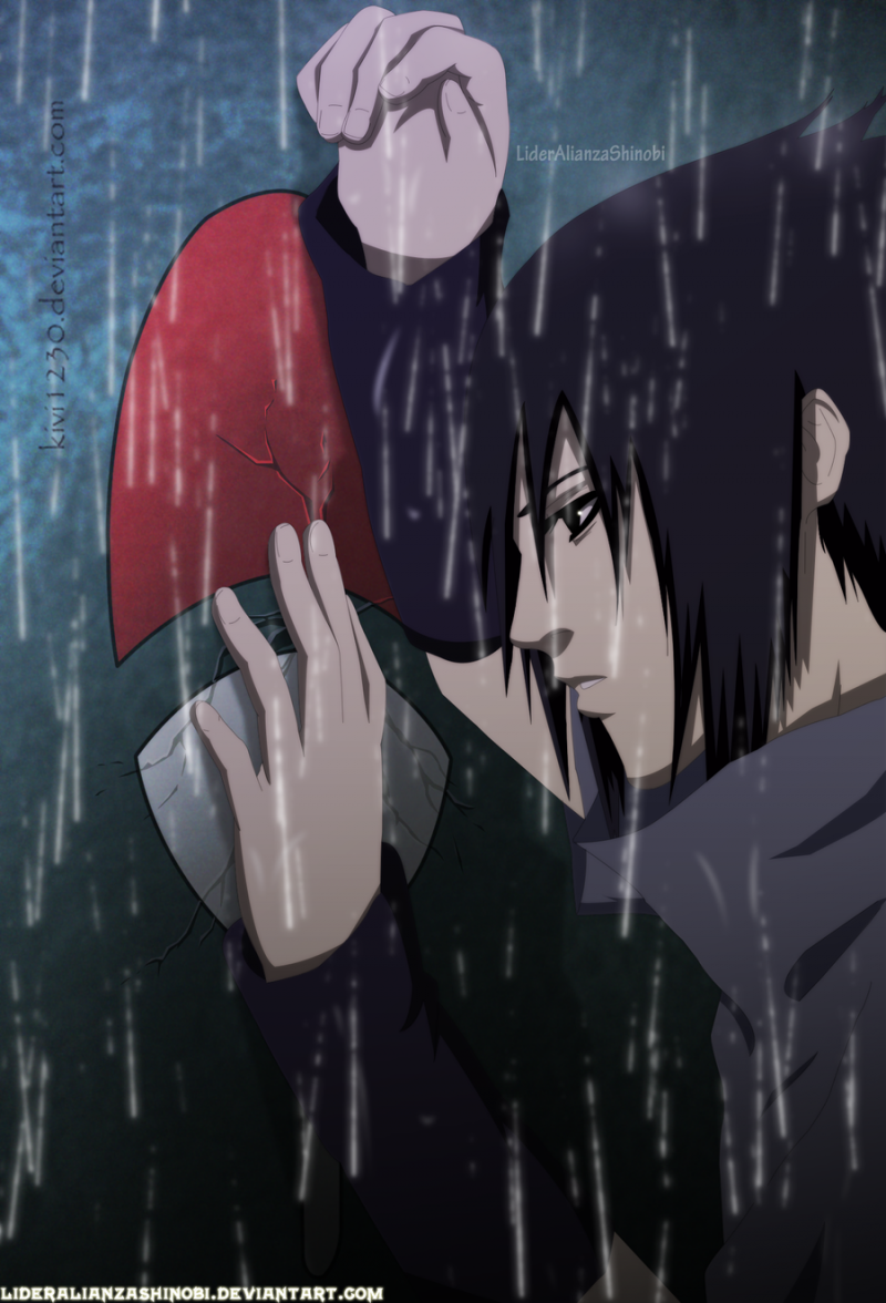 Итачи плачет арт